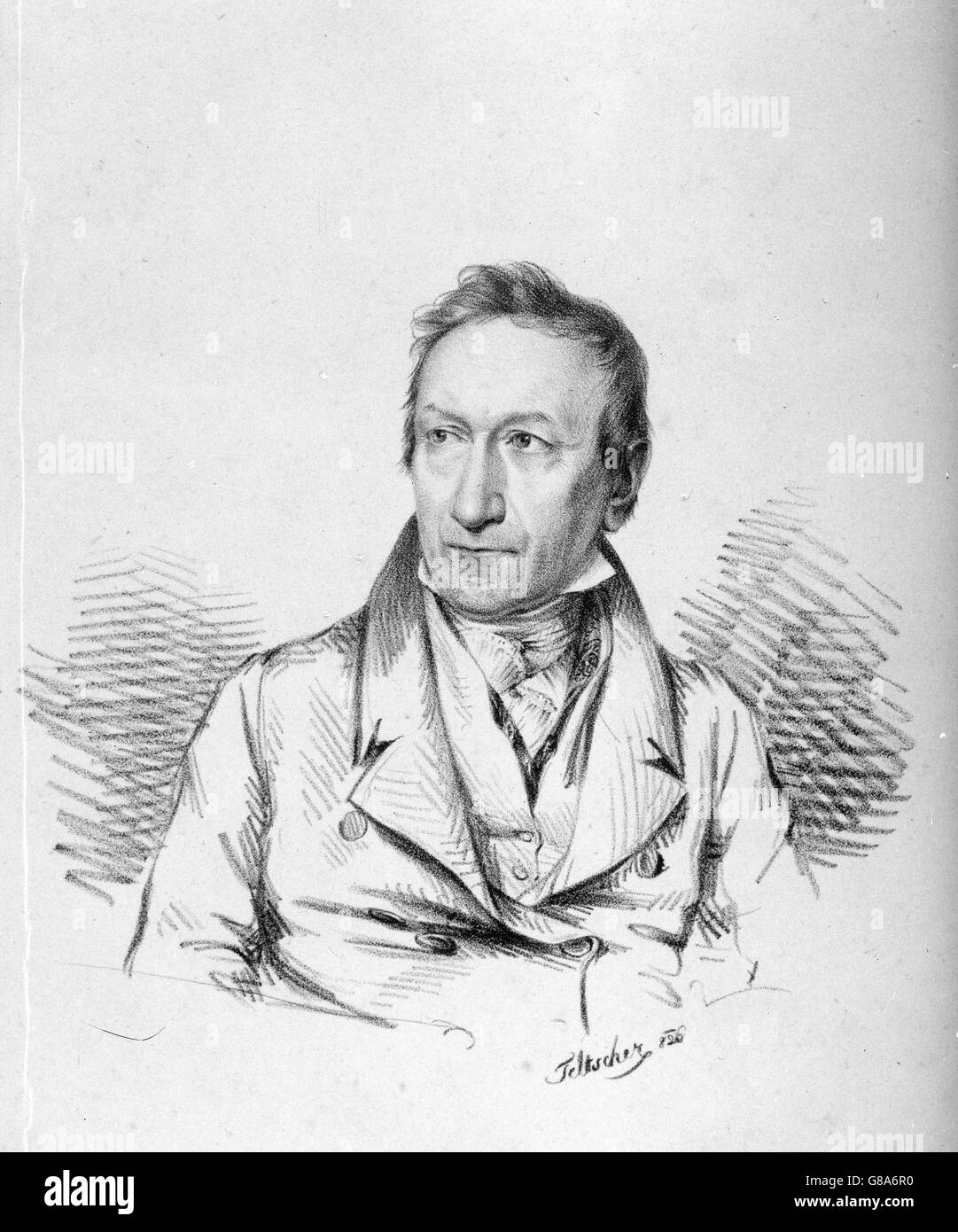 Sigmund Anton Steiner +1838 Stock Photo