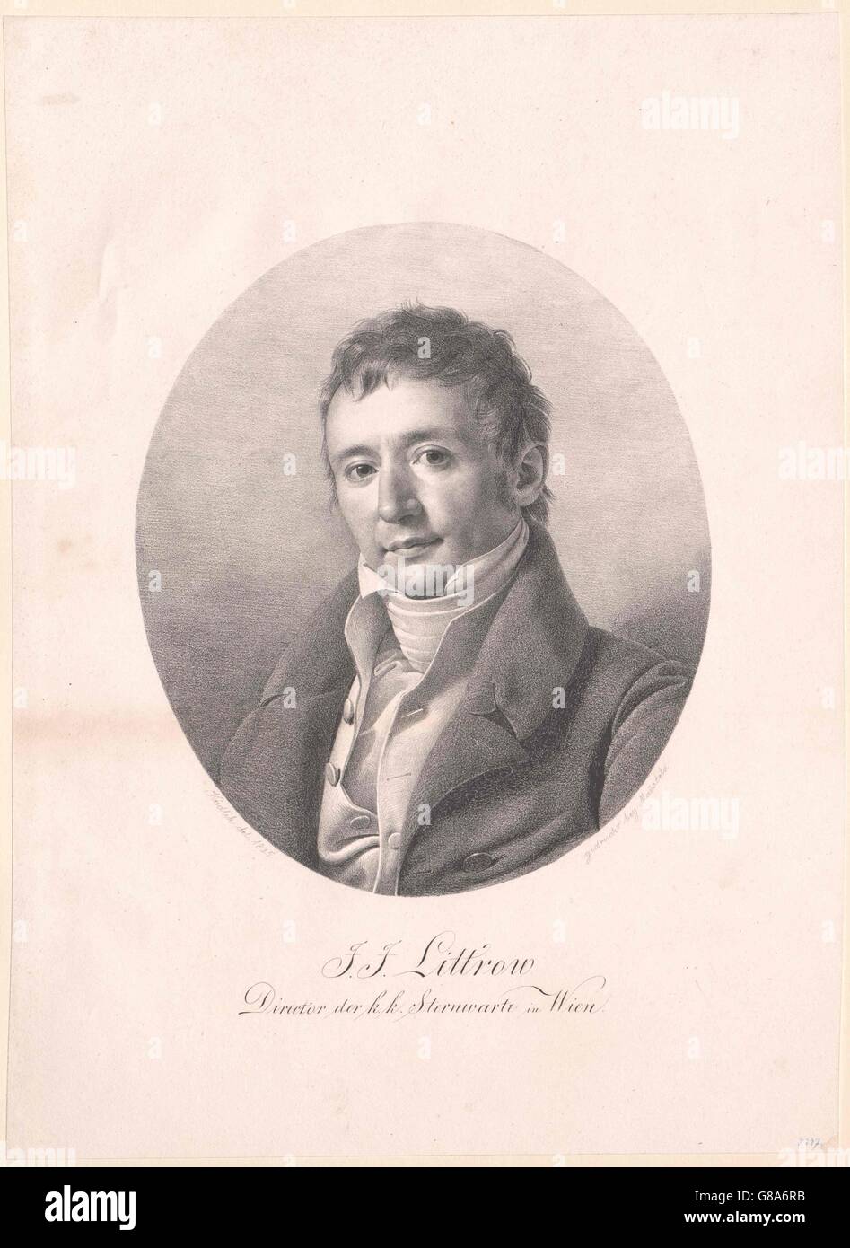 Littrow, Josef Johann von Stock Photo