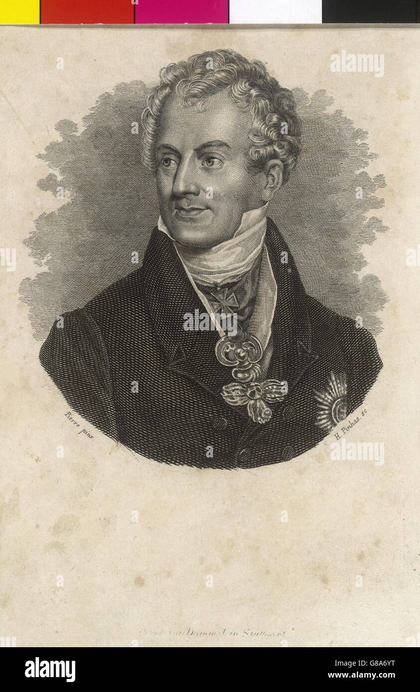 Metternich-Winneburg, Klemens Wenzel Lothar Fürst von Stock Photo