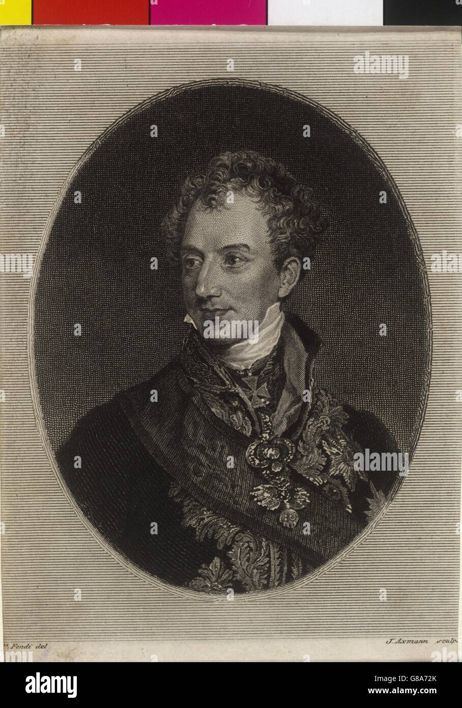 Metternich-Winneburg, Klemens Wenzel Lothar Fürst von Stock Photo
