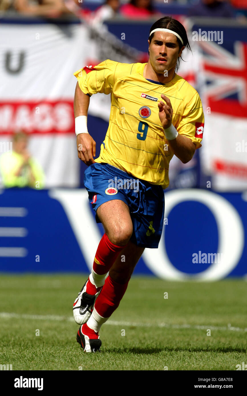 Soccer - International Friendly - Colombia v England - Giants Stadium. Juan  Pablo Angel, Colombia Stock Photo - Alamy