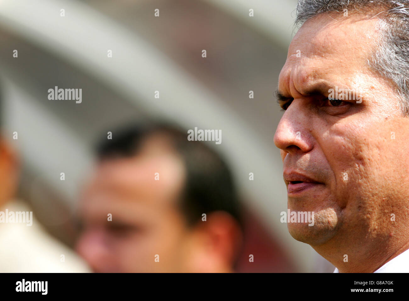 Soccer - International Friendly - Colombia v England - Giants Stadium. Rueda Reinaldo, Colombia coach Stock Photo