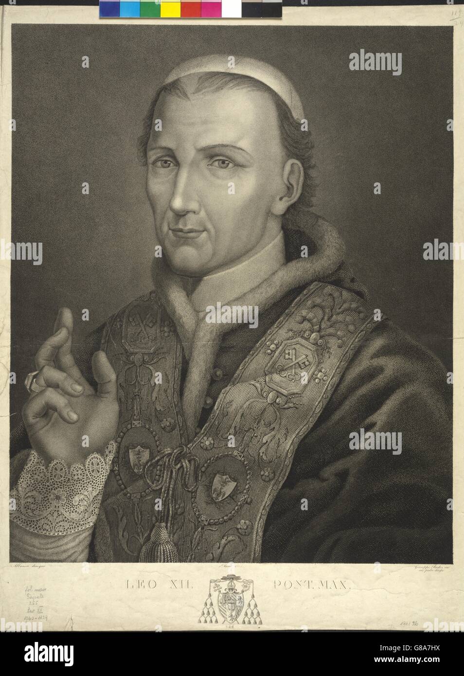 Leo XII., papa Stock Photo