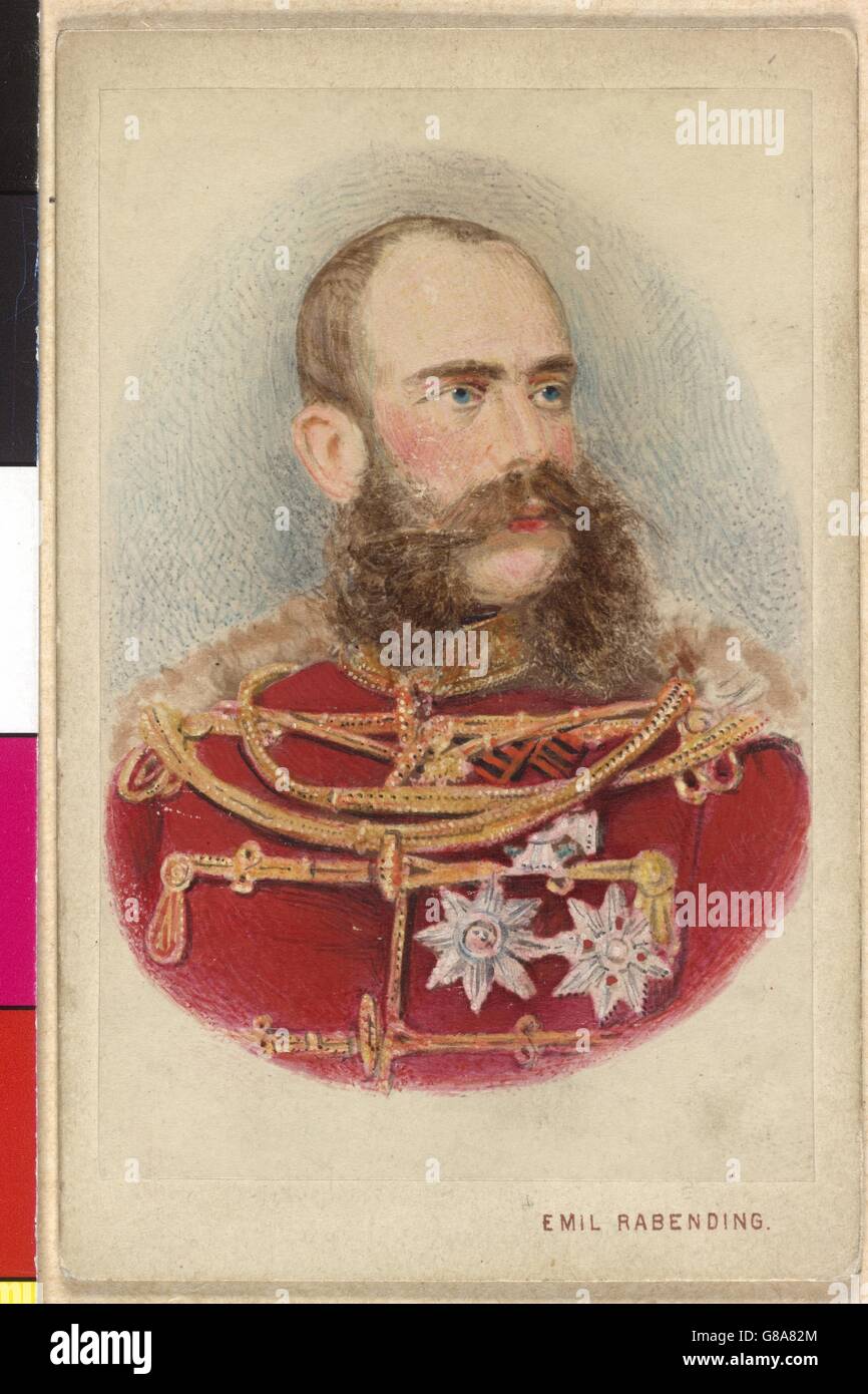 Franz Joseph I., Kaiser von Österreich Stock Photo - Alamy