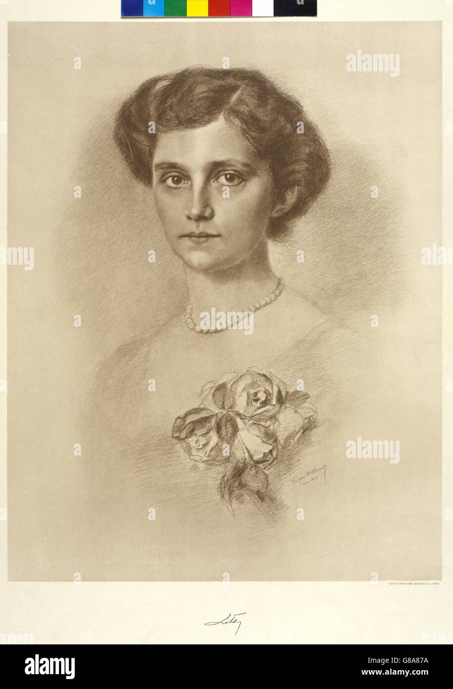 Zita, Kaiserin von Österreich Stock Photo