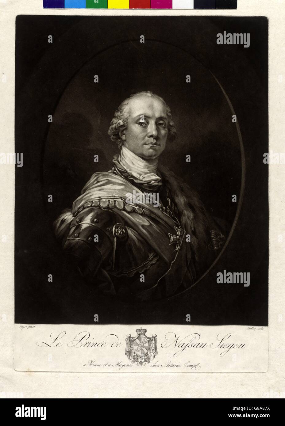 Karl Heinrich Nikolaus Otto, 'Fürst' von Nassau-Siegen Stock Photo
