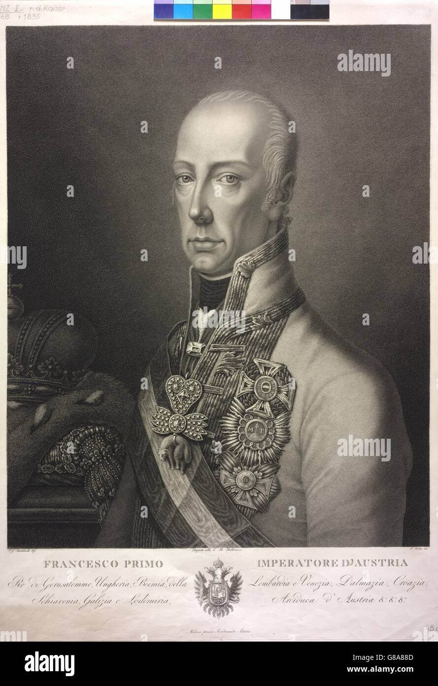 Franz II., römisch-deutscher Kaiser Stock Photo