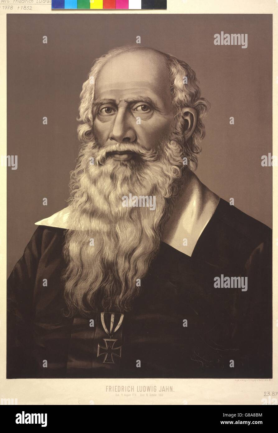 Friedrich Ludwig Jahn Stock Photo
