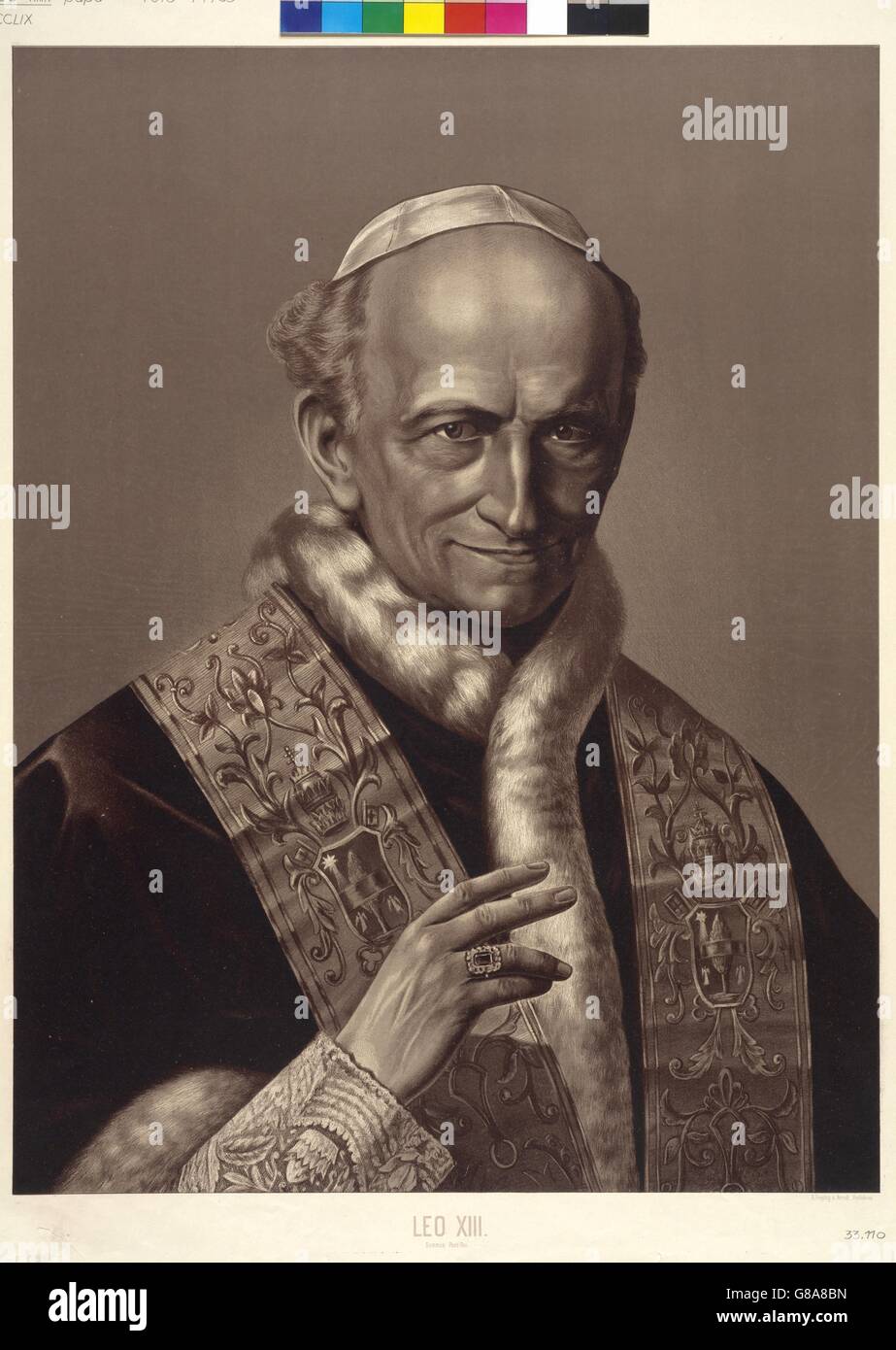 Leo XIII., papa Stock Photo