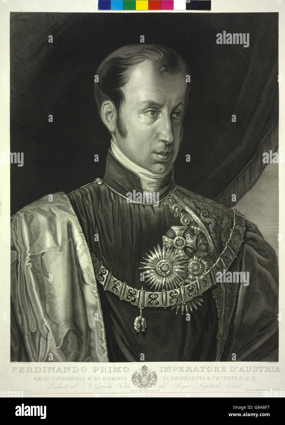 Ferdinand I., Kaiser von Österreich Stock Photo