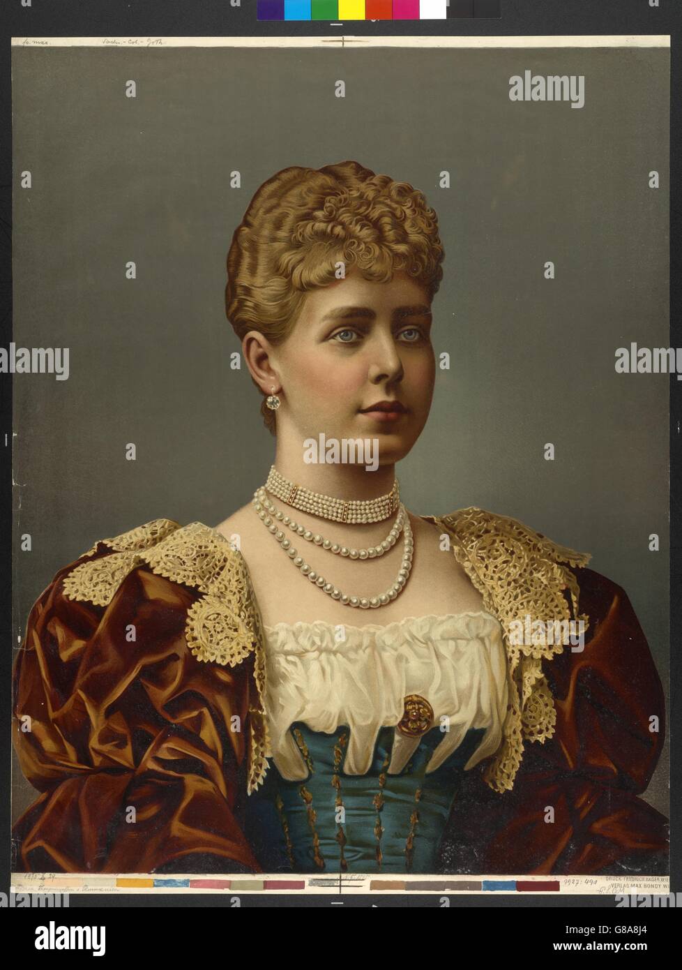 Maria, Prinzessin von Sachsen-Coburg-Gotha Stock Photo