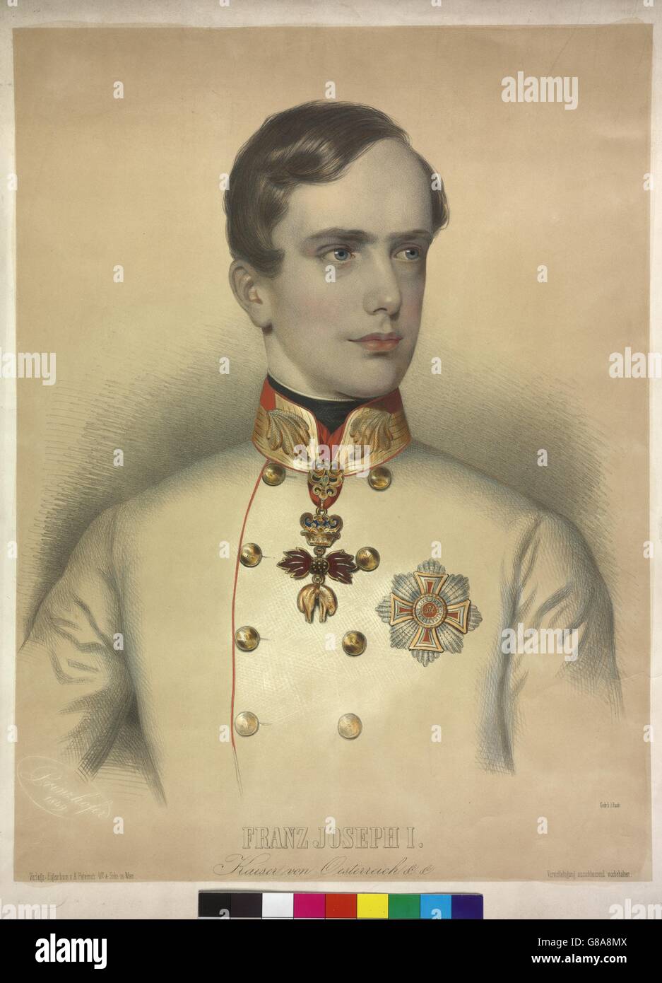 Franz Joseph I. Kaiser von Oesterreich &c. &c. Stock Photo