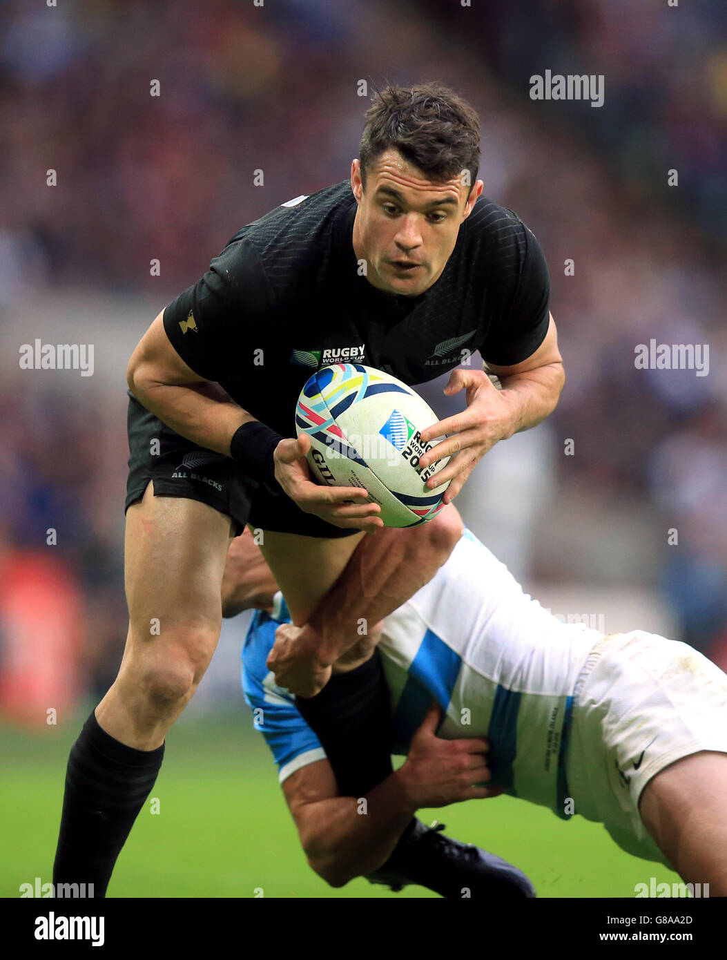 New Zealands Dan Carter Rugby World Cup Match Wembley Stadium Hi-res ...