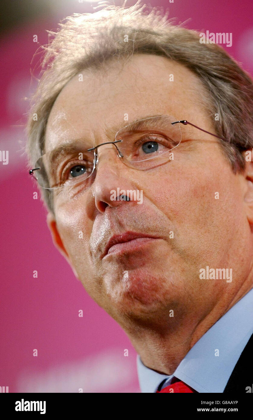 British Prime Minister Tony Blair Stock Photo - Alamy