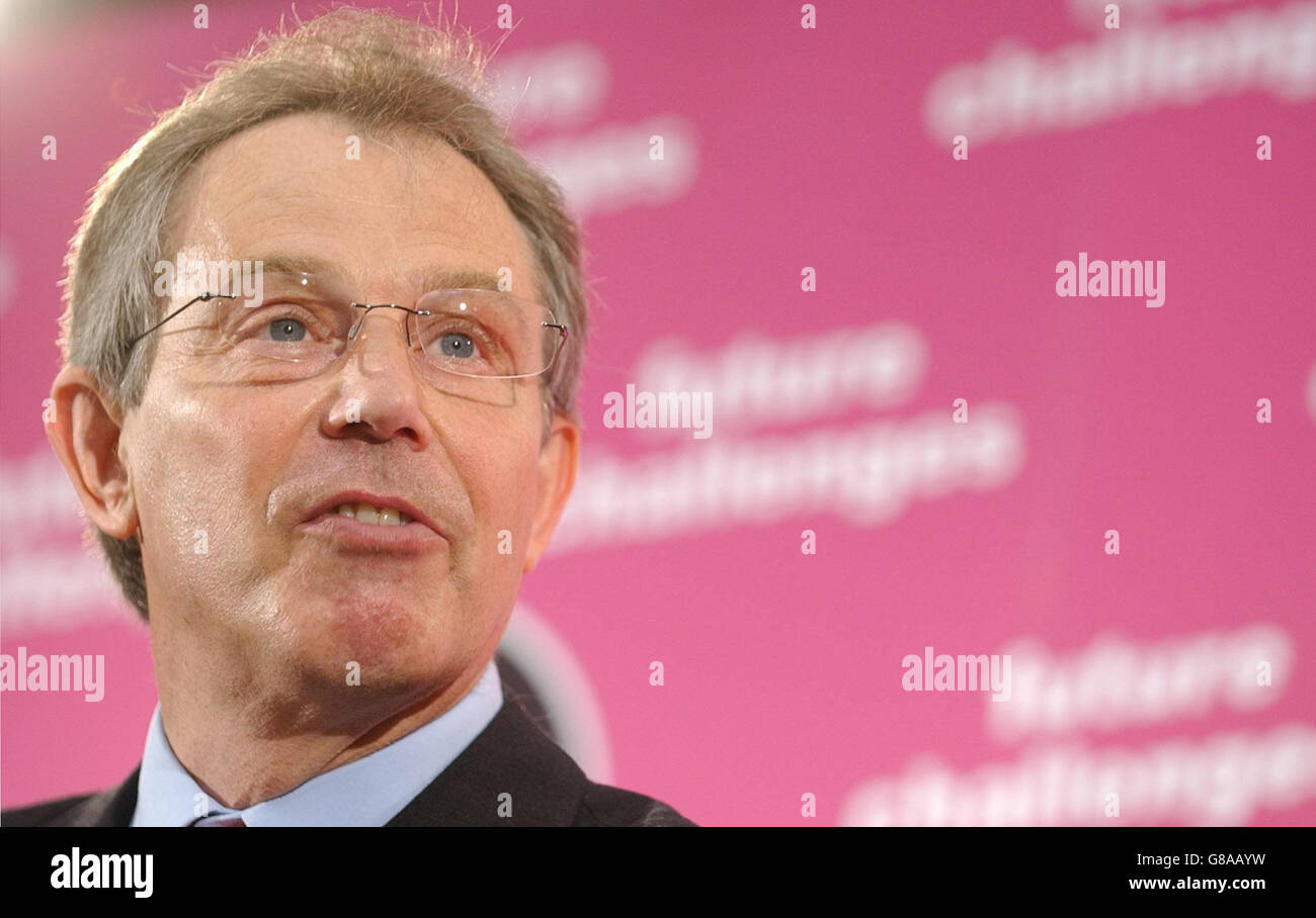 Tony Blair Speech - University College Stock Photo - Alamy