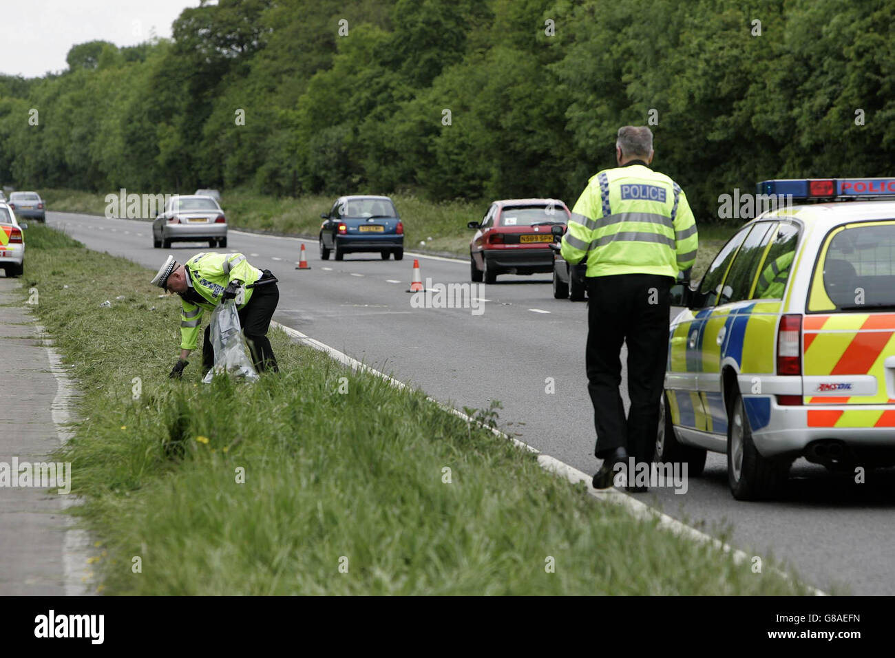 Oxford Car Crash Stock Photo Alamy