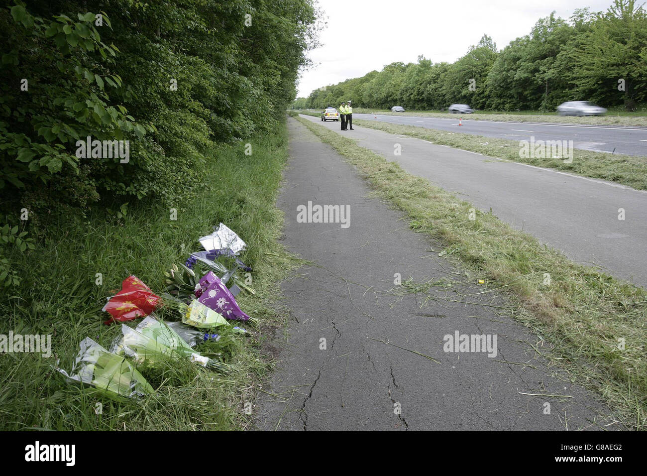 Oxford Car Crash Stock Photo Alamy