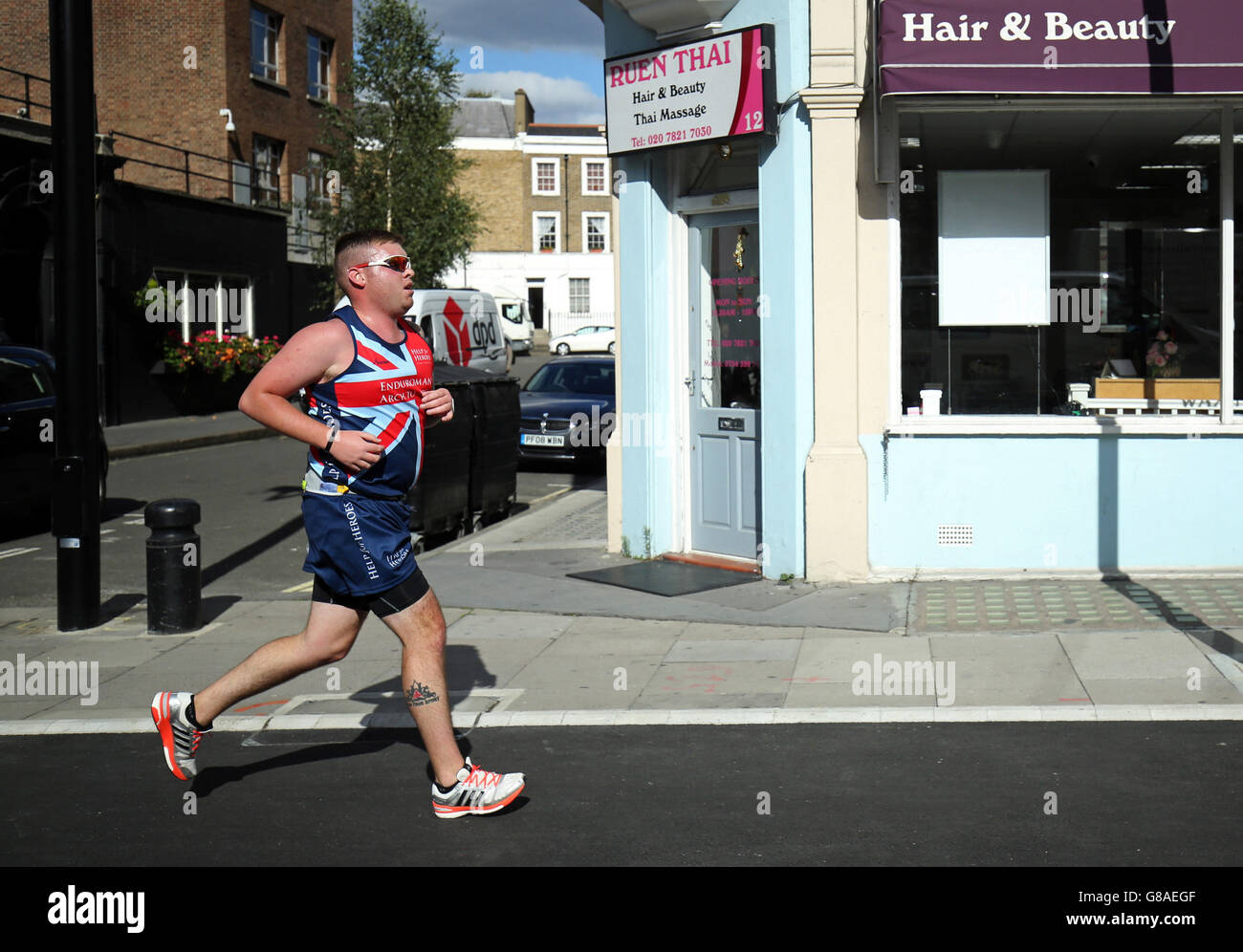 Help for Heroes Arch to Arc athlete Sean Donlan, from Cleckheaton in