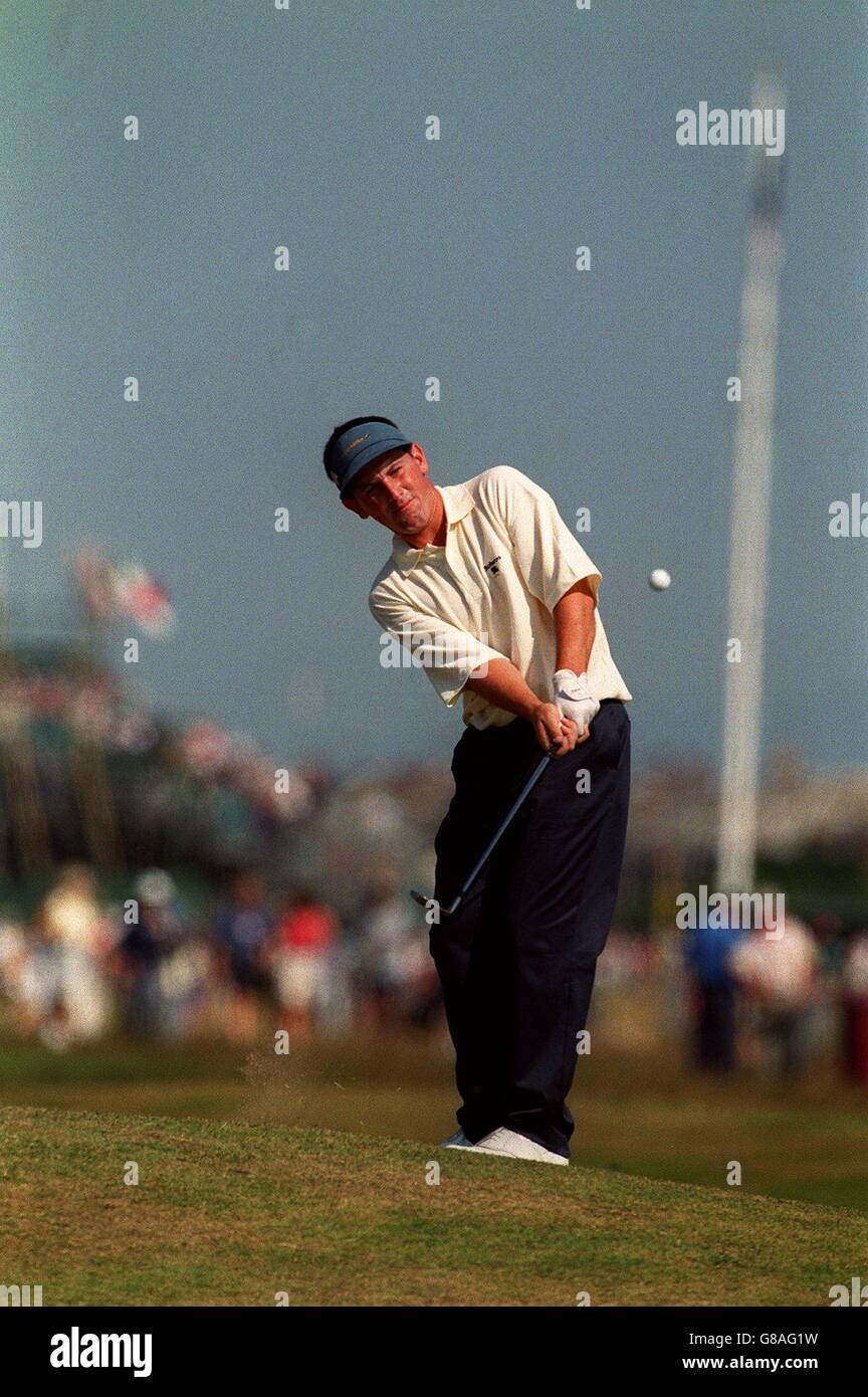 Golf, The open, Troon, Day four. Gary Clarke Stock Photo