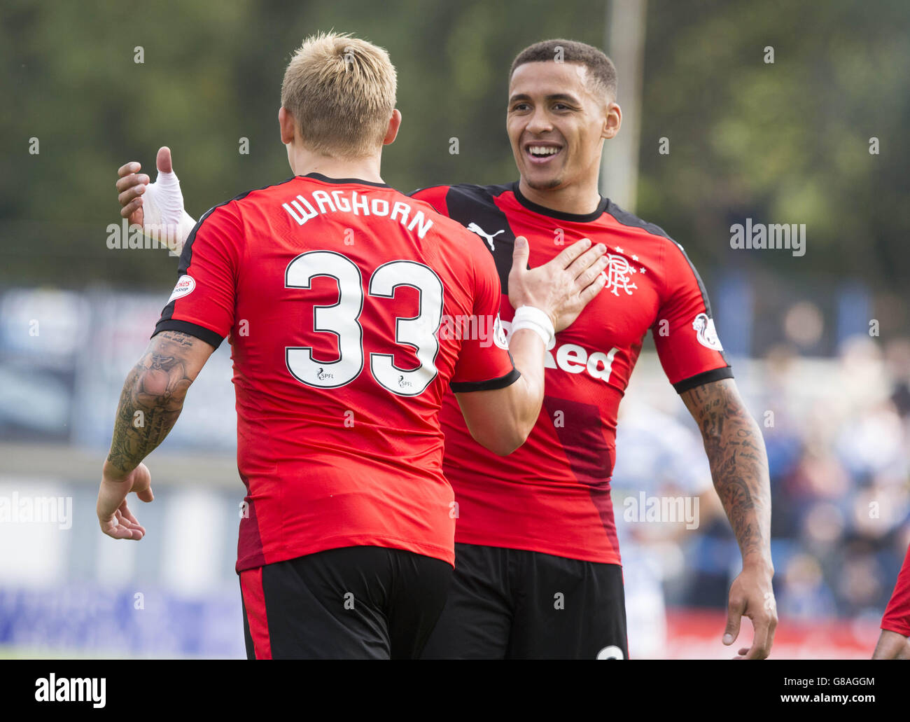 Soccer ladbrokes scottish championship morton v rangers cappielow park