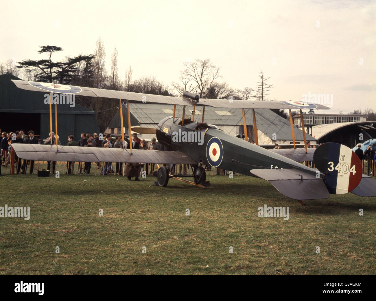 Aviation - Bristol Fighter Plane - Biggleswade, Bedfordshire Stock Photo