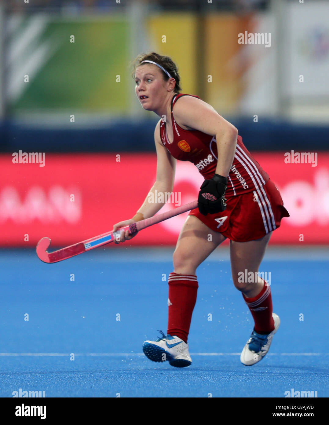 England's Laura Unsworth during the Gold Medal match at the Lee Valley Hockey and Tennis Centre, London. PRESS ASSOCIATION Photo. Picture date: Sunday August 30, 2015. Photo credit should read: Simon Cooper/PA Wire Stock Photo