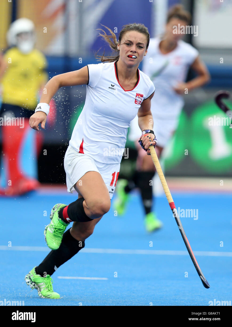 Poland's Marlena Rybacha during the Pool C Classification match at the Lee Valley Hockey and Tennis Centre, London. PRESS ASSOCIATION Photo. Picture date: Sunday August 30, 2015. Photo credit should read: Simon Cooper/PA Wire Stock Photo