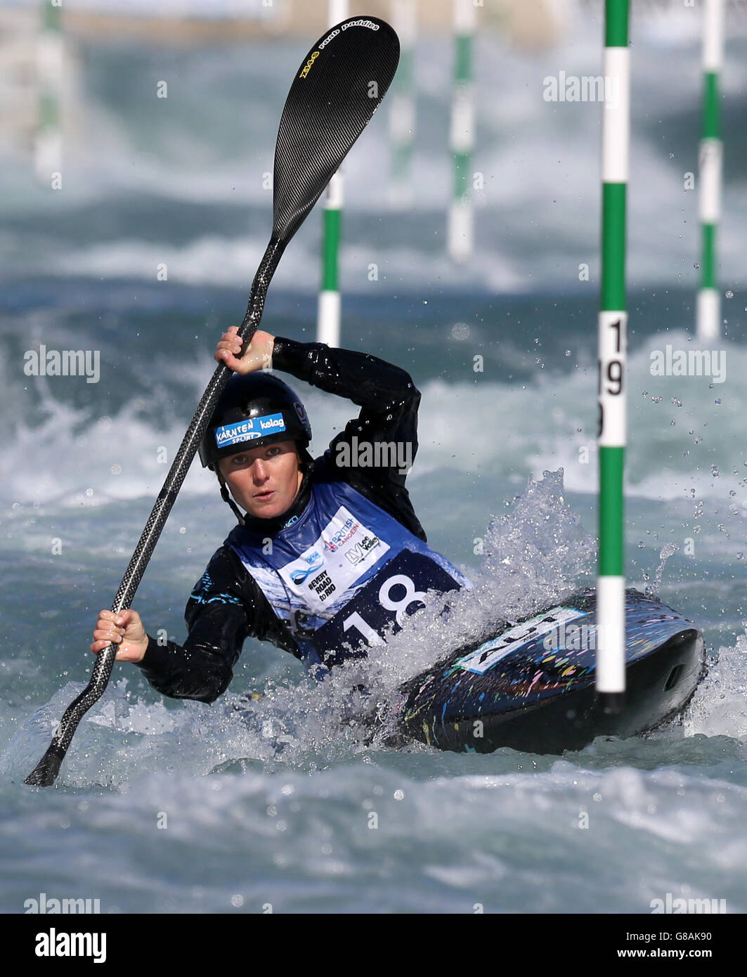 Canoeing - 2015 ICF Canoe Slalom World Championships - Day Five - Lee Valley White Water Centre Stock Photo