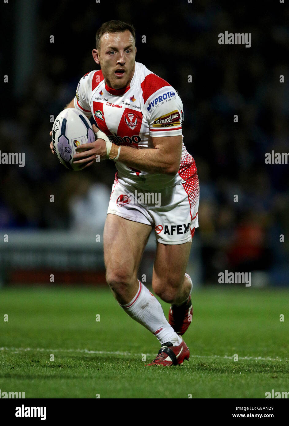 St Helens James Roby during the First Utility Super League, Semi Final at Headingley Carnegie Stadium, Leeds. Stock Photo