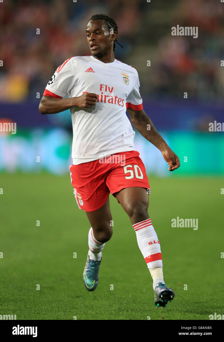 Soccer - UEFA Champions League - Group C - Atletico Madrid v SL Benfica - Vicente Calderon. SL Benfica's Nelson Semedo Stock Photo