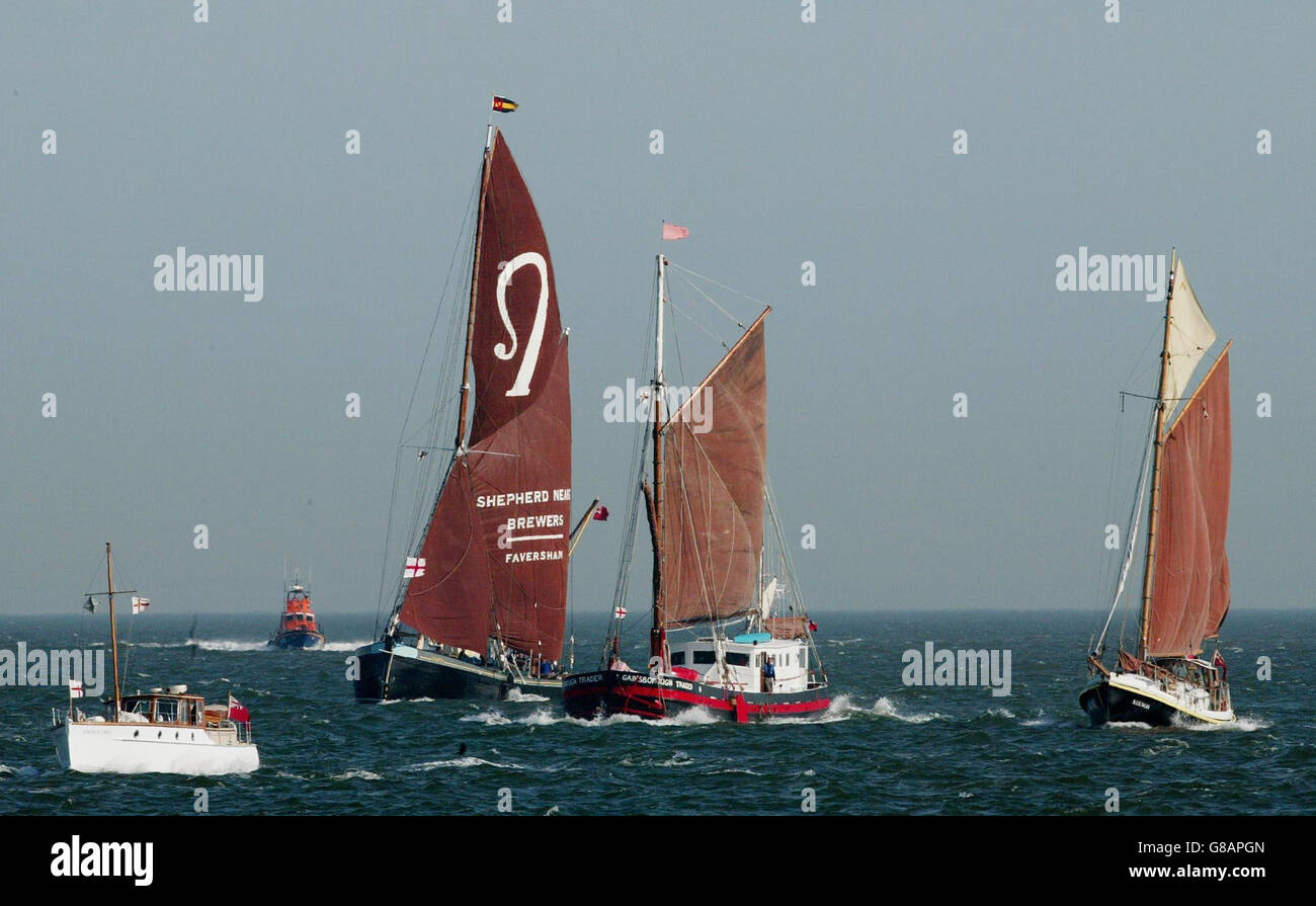 Little Ships leave Ramsgate, to set sail across the English Channel to ...