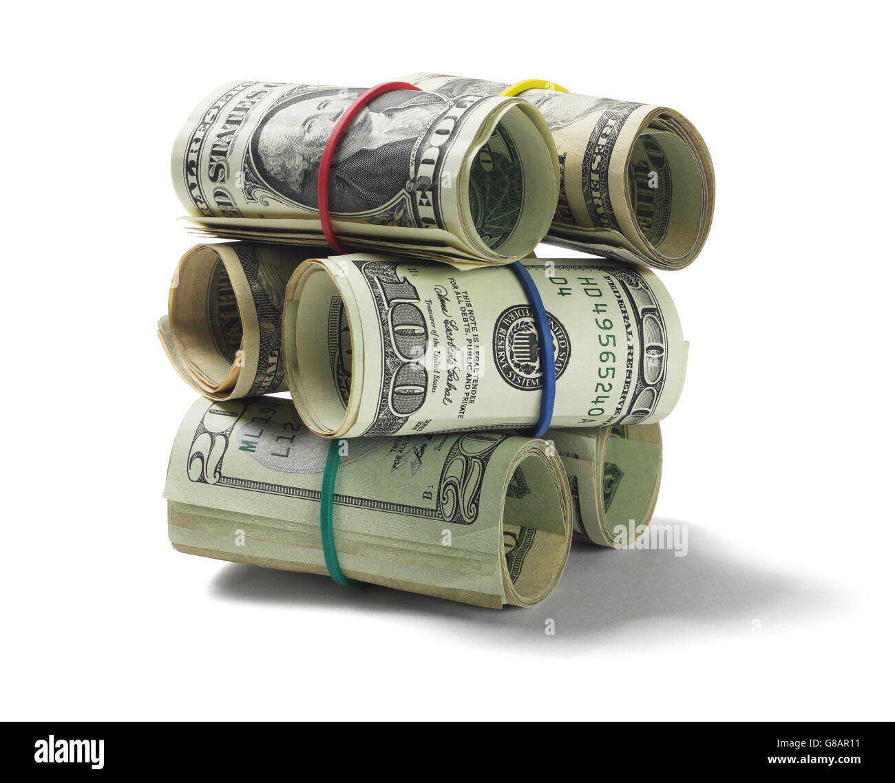 Rolled up dollar bill hi-res stock photography and images - Alamy