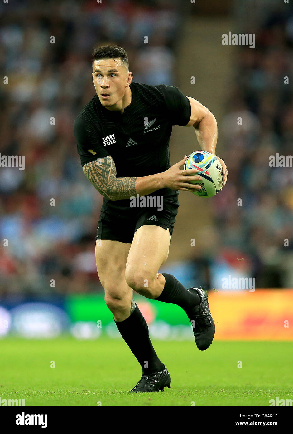 Rugby Union -  Rugby World Cup 2015 - Pool A - New Zealand v Argentina - Wembley Stadium Stock Photo