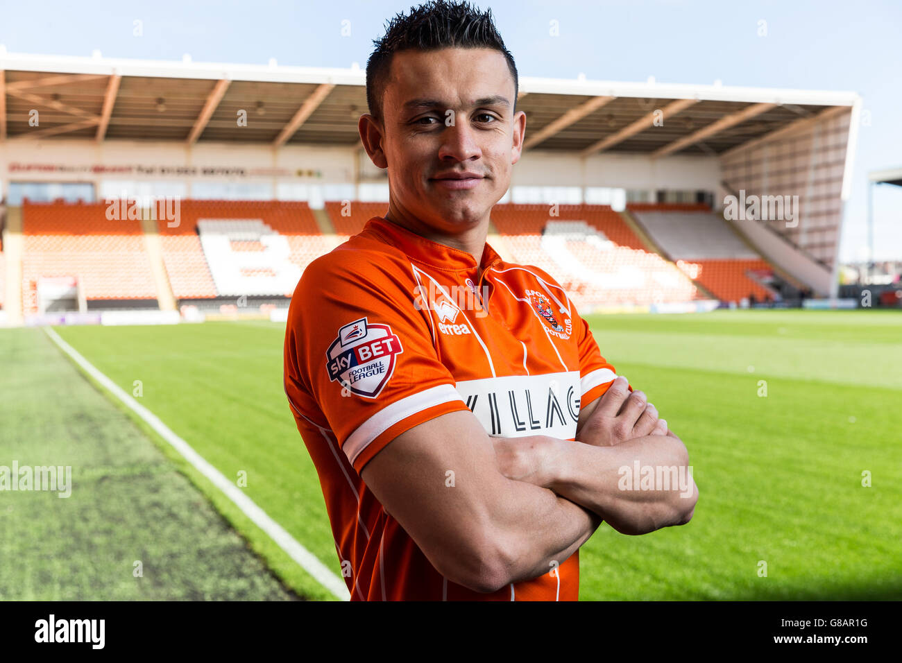 Soccer - Sky Bet League One - Blackpool Feature - Bloomfield Road Stock Photo