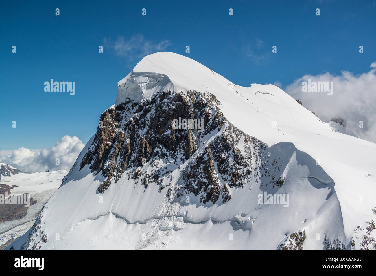 Breithorn, Pennine Alps, Switzerland Stock Photo