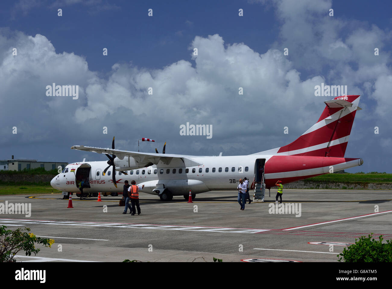 Sir Gaetan Duval Airport, Rodrigues Stock Photo