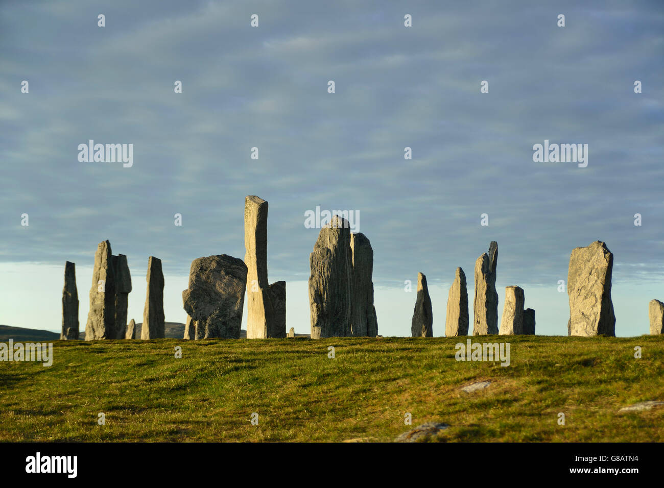 Callanish Standing Stones, Isle of Lewis, Outer Hebrides, Scotland Stock Photo