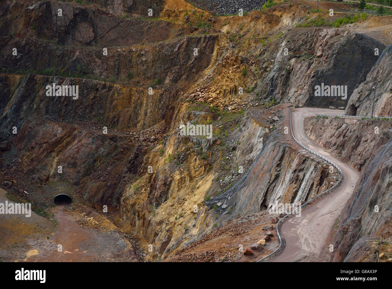 copper mine, Falun, Dalarna, Sweden Stock Photo