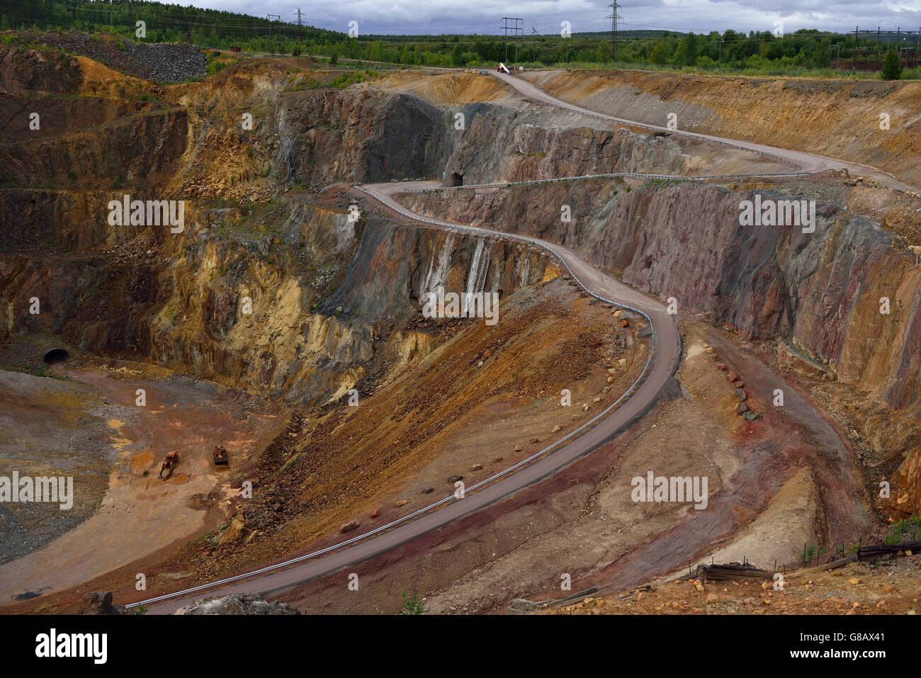 copper mine, Falun, Dalarna, Sweden Stock Photo Alamy