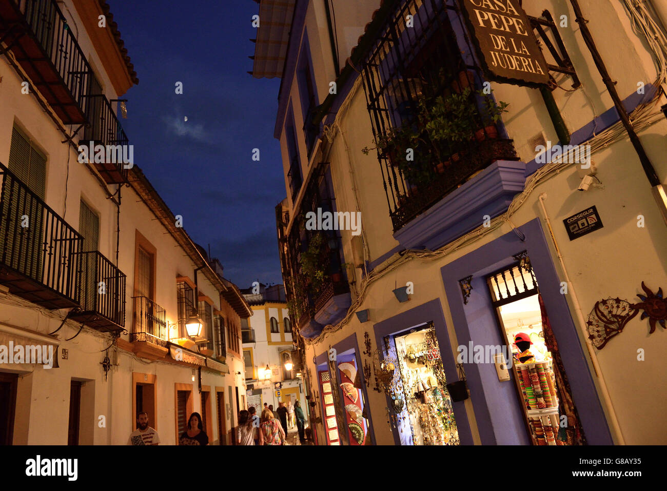 Juderia (historically quarter of the Jews), Cordoba, Andalusia, Spain Stock Photo