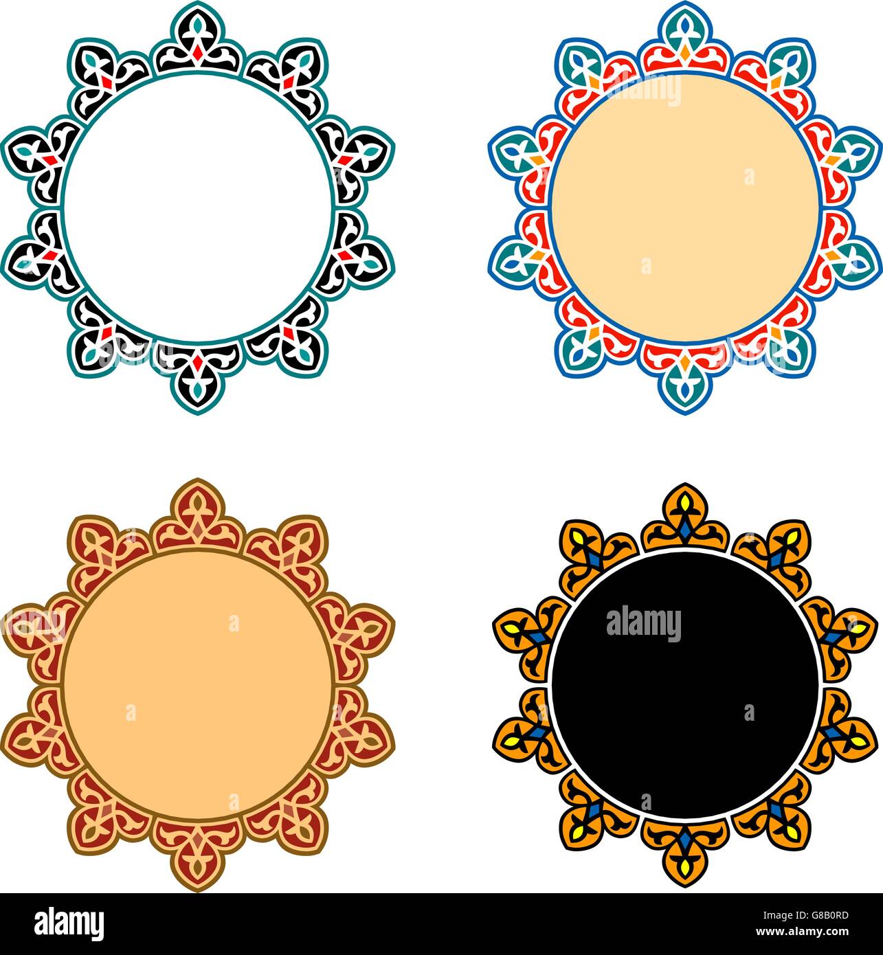 Vector Islamic Star Art Ornaments - Open Source Stock Vector