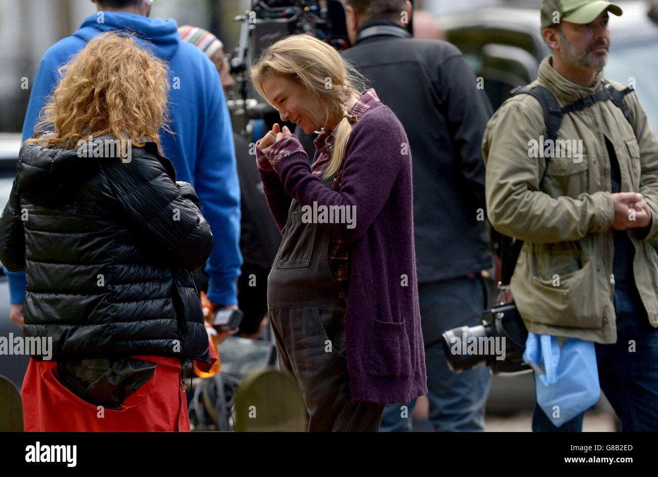 Bridget Jones's Baby Filming - London Stock Photo - Alamy