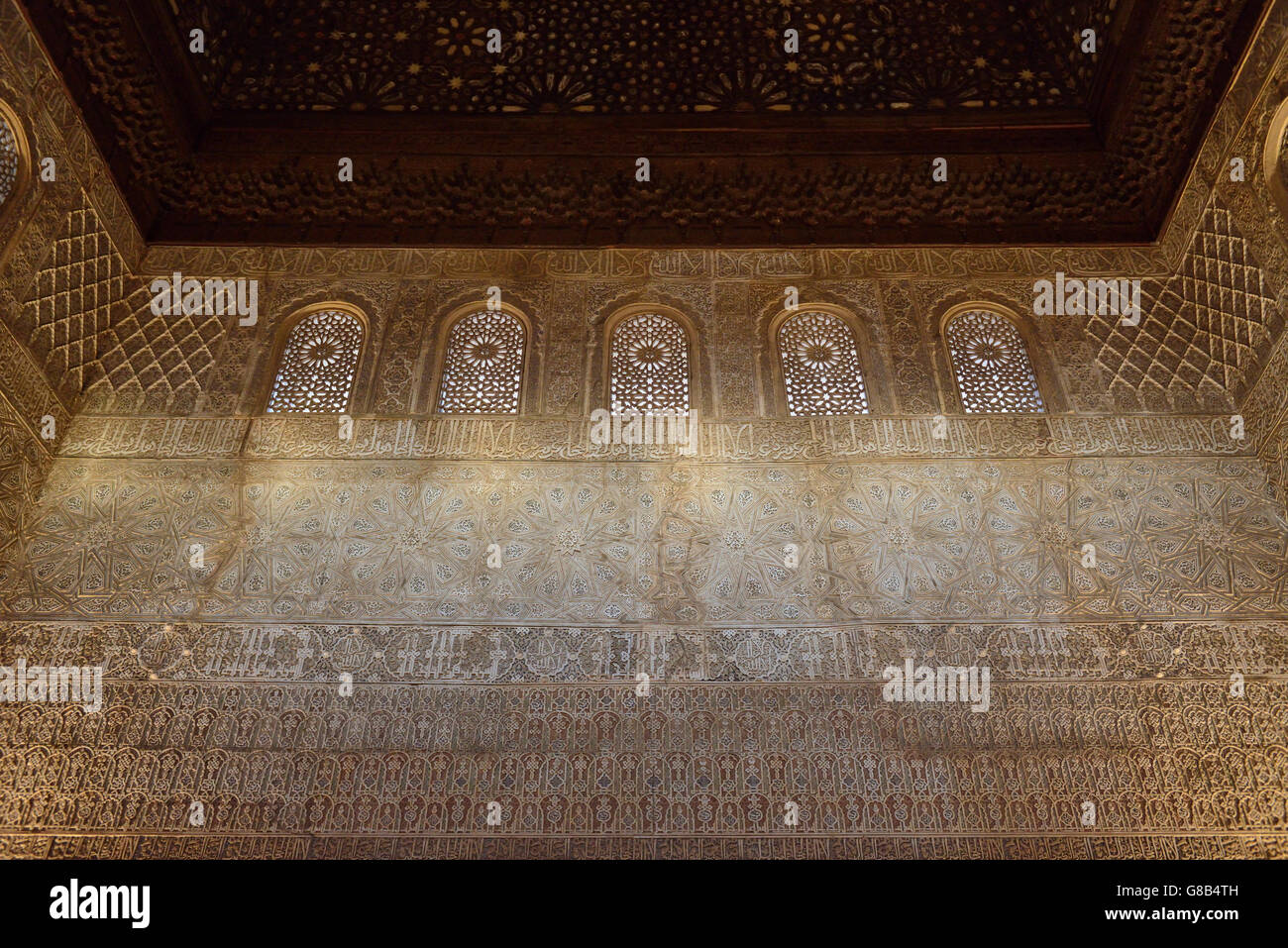 Salon de Embajadores, Nasrid Palaces, Alhambra, Granada, Andalusia, Spain Stock Photo Alamy
