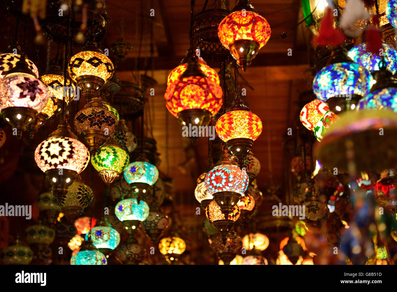 lamps, shop, Albaicin, moorish quarter, Granada, Andalusia, Spain Stock  Photo - Alamy