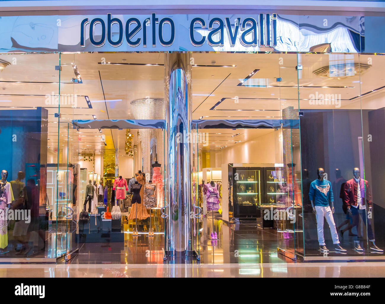 Exterior of a Roberto Cavalli store in Las Vegas strip Stock Photo - Alamy
