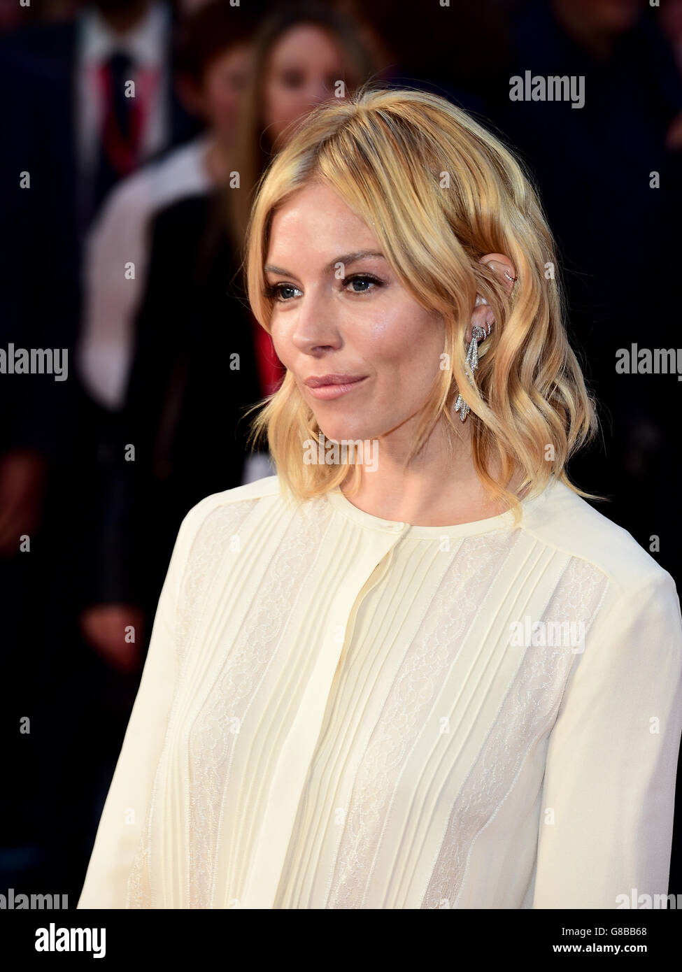 Sienna Miller Attending The High-Rise Premiere, During The 59th BFI ...