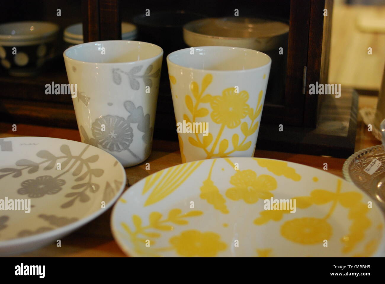 tea spoon coffee shop Stock Photo Alamy