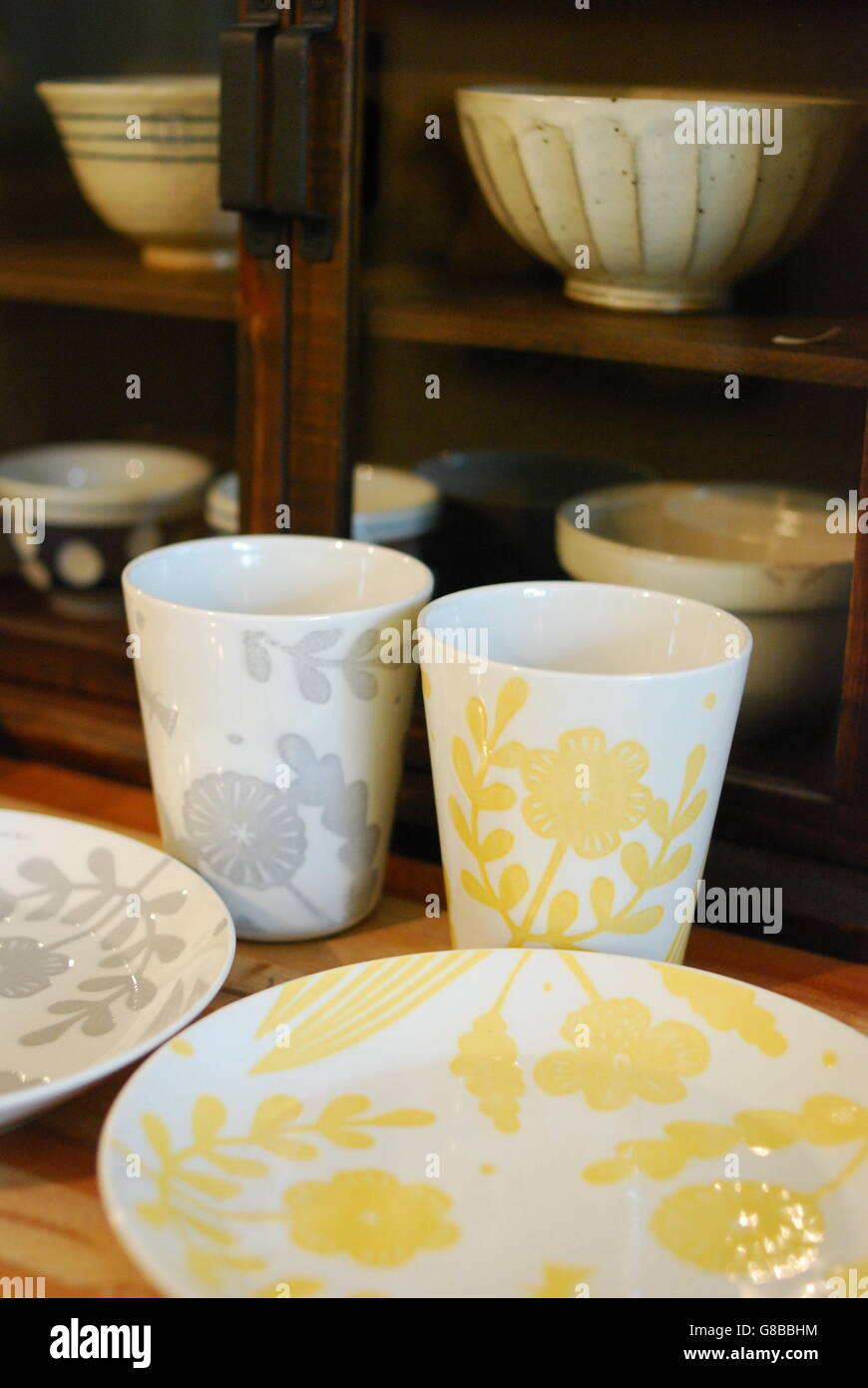 tea spoon coffee shop Stock Photo Alamy