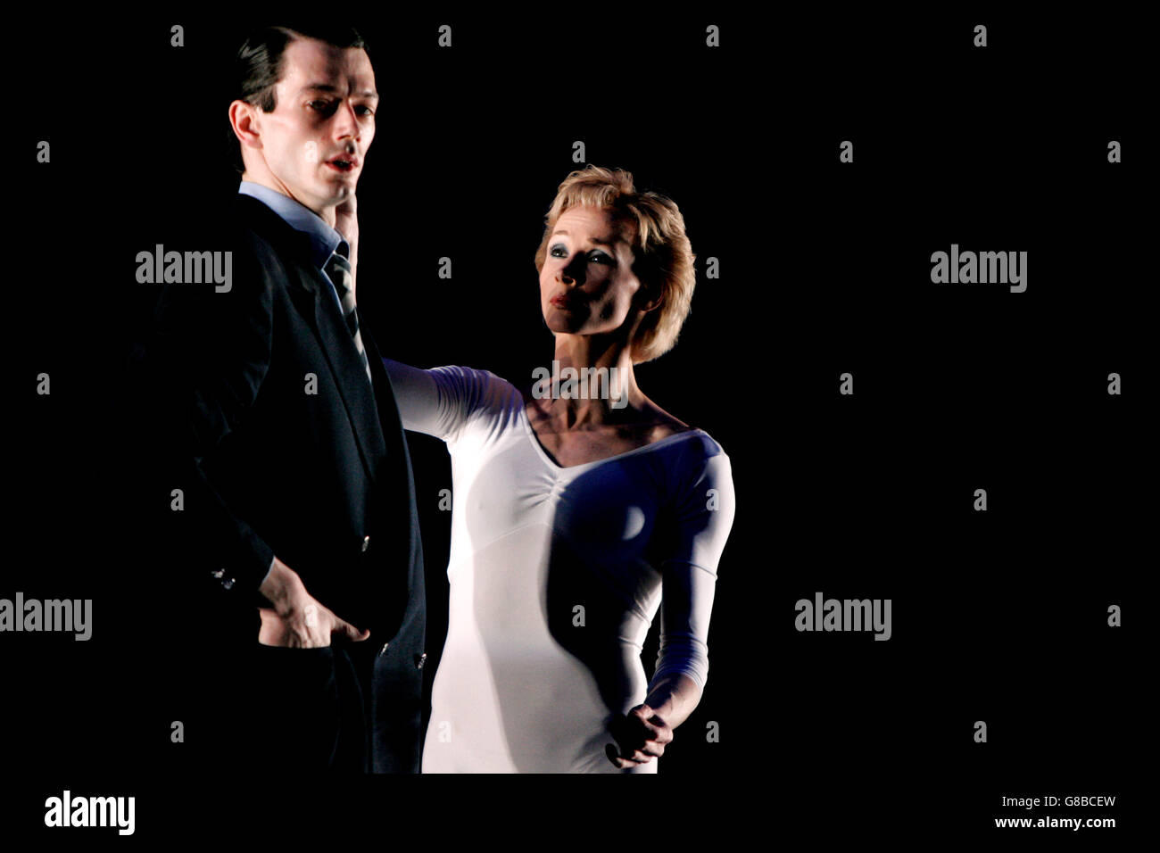 Dancer's Zara Deakin and Sean Ganley, respectively as Princess Diana and Charles Stock Photo