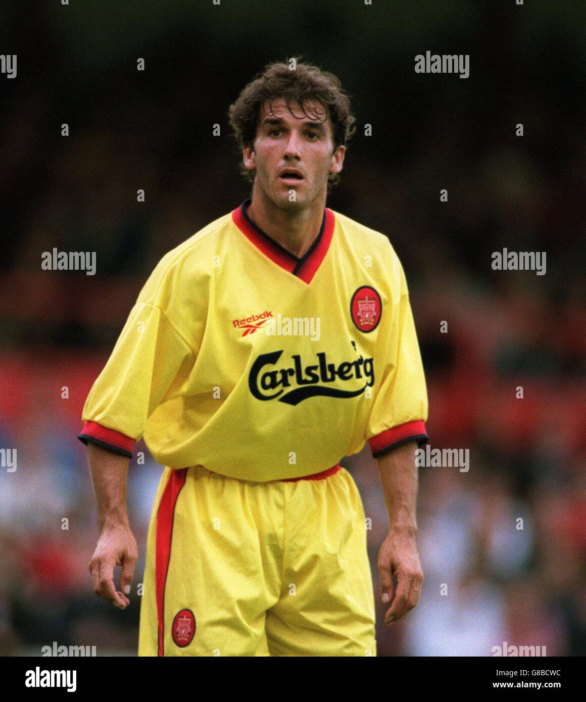 Soccer - Friendly - Crewe Alexandra v Liverpool. Karl Heinz Riedle, Liverpool Stock Photo